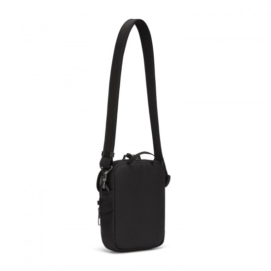 Сумка через плече антизлодій Pacsafe Metrosafe X Compact Crossbody чорний - 30610100