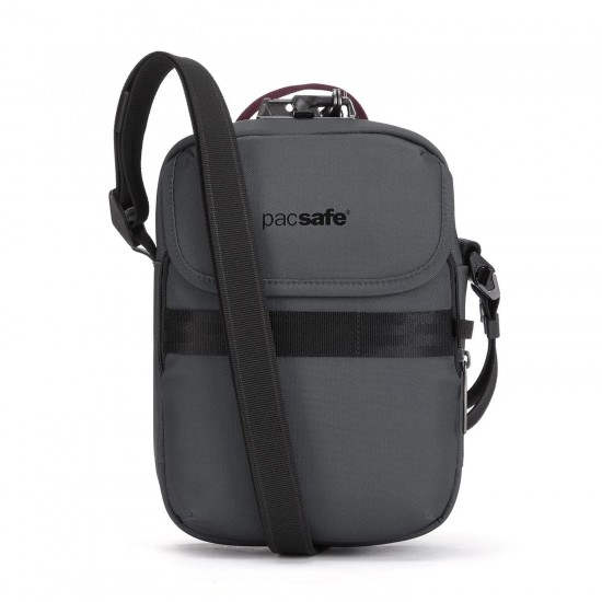 Сумка через плече антизлодій Pacsafe Metrosafe X Compact Crossbody графітовий/чорний - 30610144