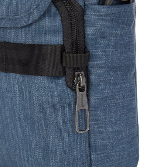 Сумка через плече антизлодій Pacsafe Metrosafe X Compact Crossbody синій - 30610646