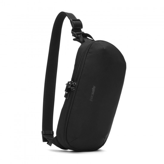 Сумка через плече антизлодій Pacsafe Metrosafe X Urban Sling чорний - 30615100