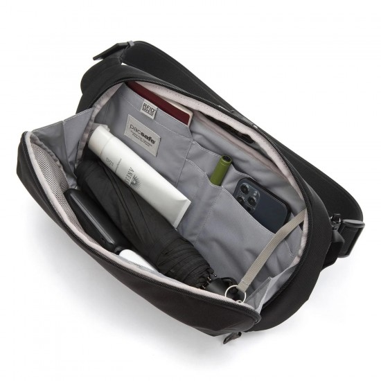 Сумка через плече антизлодій Pacsafe Metrosafe X Urban Sling чорний - 30615100
