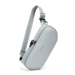 Сумка через плече антизлодій Pacsafe V Urban Sling світло-сірий/чорний - 30615148