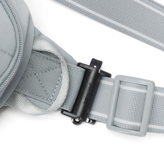 Сумка через плече антизлодій Pacsafe V Urban Sling світло-сірий/чорний - 30615148