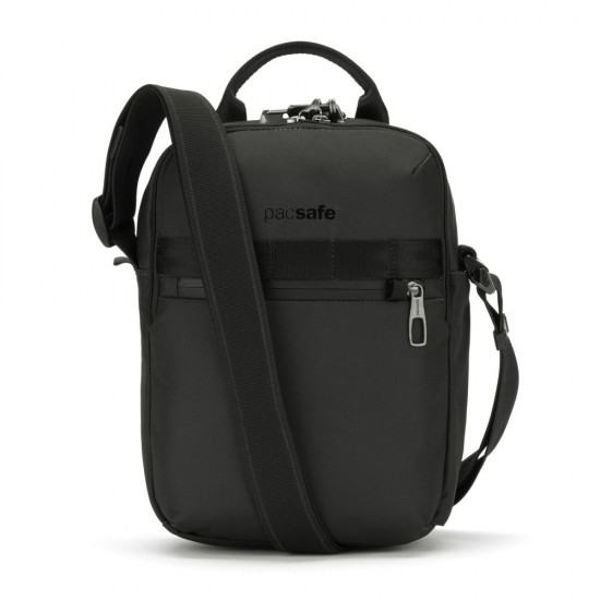 Сумка через плече антизлодій Pacsafe X vertical Crossbody чорний - 30620100
