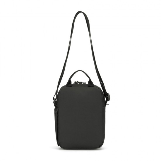 Сумка через плече антизлодій Pacsafe X vertical Crossbody чорний - 30620100