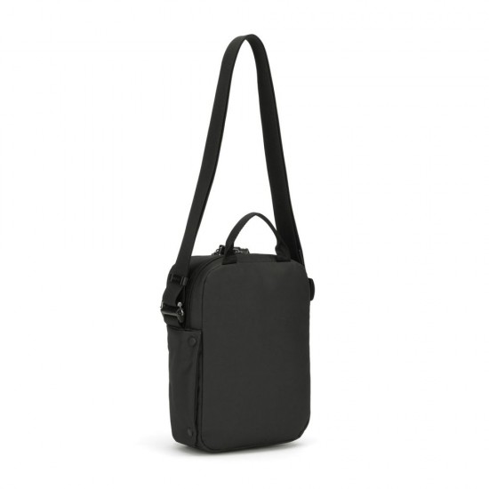 Сумка через плече антизлодій Pacsafe X vertical Crossbody чорний - 30620100