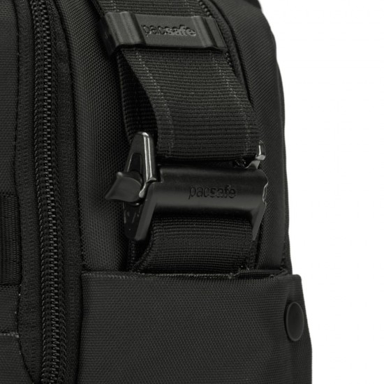 Сумка через плече антизлодій Pacsafe X vertical Crossbody чорний - 30620100