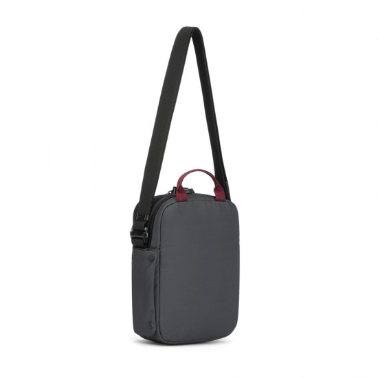 Сумка через плече антизлодій Pacsafe X vertical Crossbody графітовий - 30620144