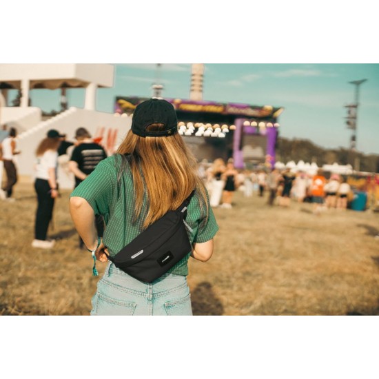 Сумка через плече антизлодій Pacsafe GO Sling насичений чорний - 35100130 Сумка через плече антизлодій Pacsafe GO Sling насичений чорний - 35100130