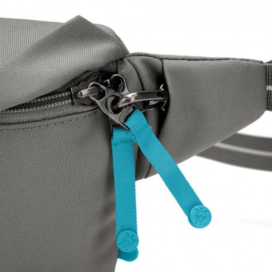 Сумка через плече антизлодій Pacsafe GO Sling сірий - 35100146