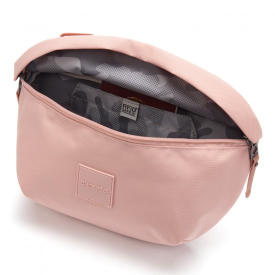 Сумка через плече антизлодій Pacsafe GO Sling світло-рожевий - 35100333