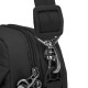 Сумка через плече антизлодій Pacsafe GO Crossbody чорний/помаранчевий - 35105130