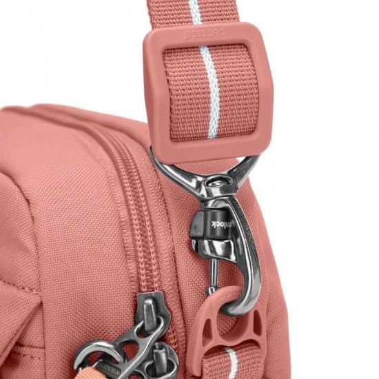 Сумка через плече антизлодій Pacsafe GO Crossbody рожевий/помаранчевий - 35105340 Сумка через плече антизлодій Pacsafe GO Crossbody рожевий/помаранчевий - 35105340