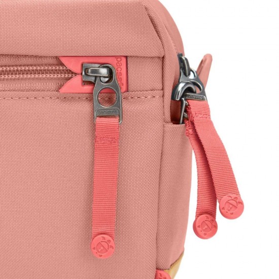 Сумка через плече антизлодій Pacsafe GO Crossbody рожевий/помаранчевий - 35105340 Сумка через плече антизлодій Pacsafe GO Crossbody рожевий/помаранчевий - 35105340