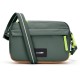 Сумка через плече антизлодій Pacsafe GO Crossbody темно-зелений/помаранчевий - 35105535