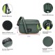 Сумка через плече антизлодій Pacsafe GO Crossbody темно-зелений/помаранчевий - 35105535