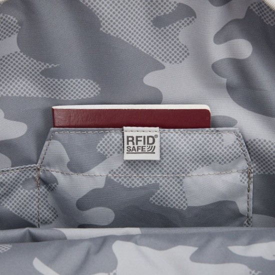 Рюкзак міський антизлодій Pacsafe GO 15 чорний/помаранчевий - 35110130