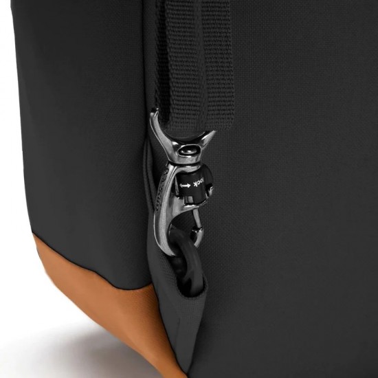 Рюкзак міський антизлодій Pacsafe GO 15 чорний/помаранчевий - 35110130