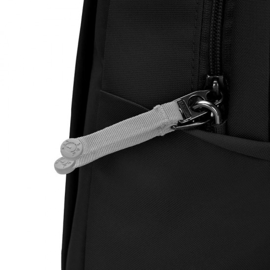 Рюкзак міський антизлодій Pacsafe GO 25 чорний/помаранчевий - 35115130