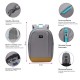 Рюкзак міський антизлодій Pacsafe GO 25 сірий/блакитний - 35115146 Рюкзак міський антизлодій Pacsafe GO 25 сірий/блакитний - 35115146