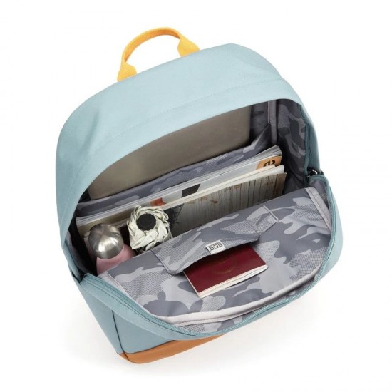 Рюкзак міський антизлодій Pacsafe GO 25 свіжий м'ятний/помаранчевий - 35115528