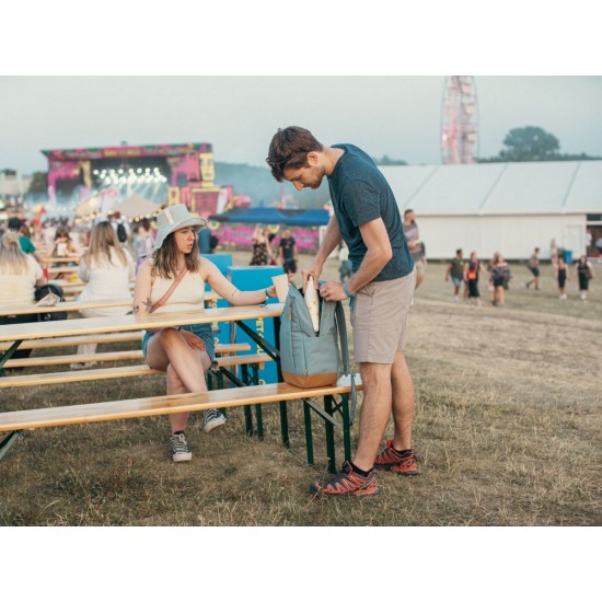 Рюкзак міський антизлодій Pacsafe GO 25 свіжий м'ятний/помаранчевий - 35115528