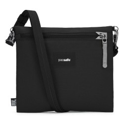 Сумка через плече антизлодій Pacsafe GO Crossbody насичений чорний - 35125130