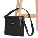 Сумка через плече антизлодій Pacsafe GO Crossbody насичений чорний - 35125130