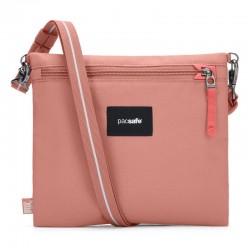 Сумка через плече антизлодій Pacsafe GO Crossbody рожевий - 35125340