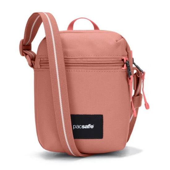 Сумка через плече антизлодій Pacsafe GO Micro Crossbody рожевий - 35130340