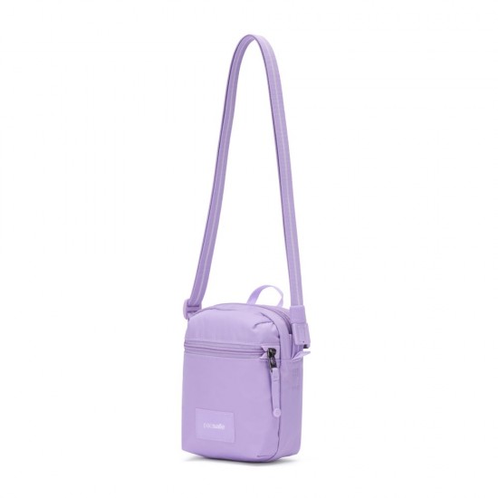 Сумка через плече антизлодій Pacsafe GO Micro Crossbody лавандовий - 35130612