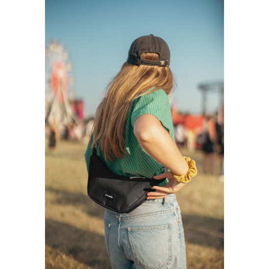 Сумка через плече антизлодій Pacsafe GO Lunar Crossbody насичений чорний - 35135130