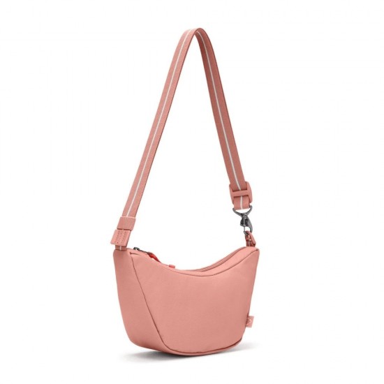 Сумка через плече антизлодій Pacsafe GO Lunar Crossbody рожевий - 35135340