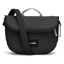 Сумка через плече антизлодій Pacsafe GO Saddle Crossbody насичений чорний - 35140130