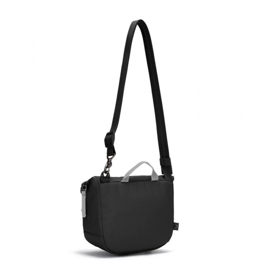 Сумка через плече антизлодій Pacsafe GO Saddle Crossbody насичений чорний - 35140130