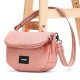 Сумка через плече антизлодій Pacsafe GO Saddle Crossbody рожевий - 35140340