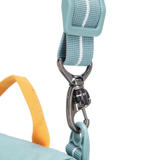 Сумка через плече антизлодій Pacsafe GO Saddle Crossbody свіжий м'ятний - 35140528