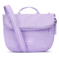 Сумка через плече антизлодій Pacsafe GO Saddle Crossbody лавандовий - 35140612