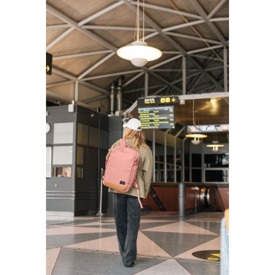 Рюкзак для подорожей антизлодій Pacsafe GO Carry-on 34 рожевий - 35155340