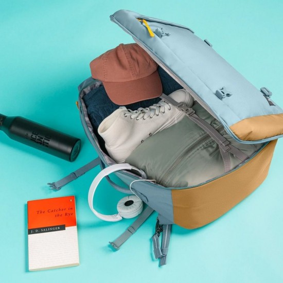 Рюкзак-сумка антизлодій Pacsafe GO Carry-on 44 свіжий м'ятний/помаранчевий - 35160528