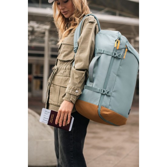 Рюкзак-сумка антизлодій Pacsafe GO Carry-on 44 свіжий м'ятний/помаранчевий - 35160528