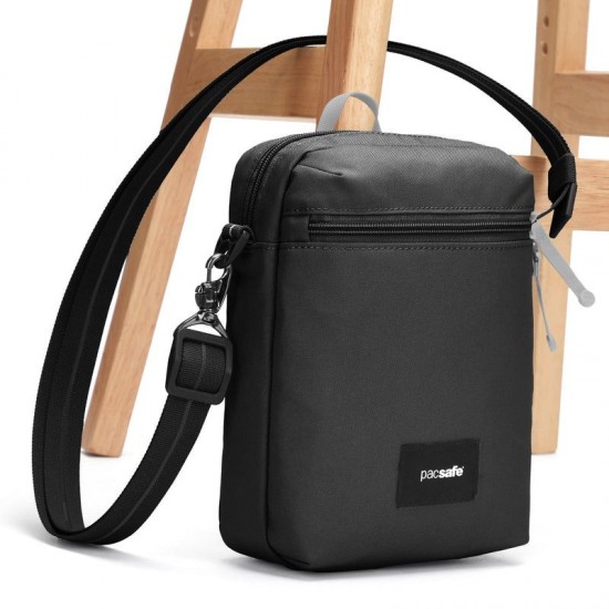 Сумка через плече антизлодій Pacsafe GO Festival Crossbody насичений чорний - 35170130
