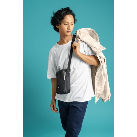 Сумка через плече антизлодій Pacsafe GO Festival Crossbody насичений чорний - 35170130