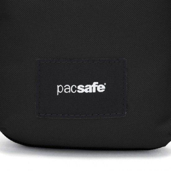 Сумка через плече антизлодій Pacsafe® GO Tech Crossbody, 4 ступені захисту насичений чорний - 35175130