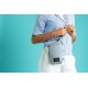Сумка через плече антизлодій Pacsafe GO Tech Crossbody свіжий м'ятний/помаранчевий - 35175528