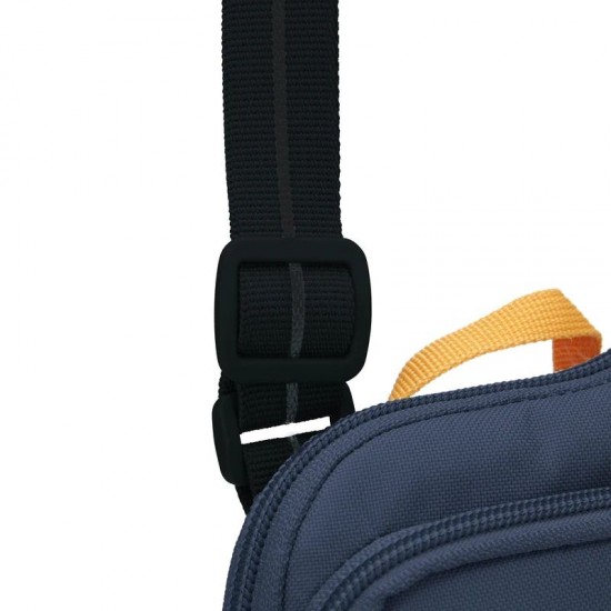 Сумка через плече антизлодій Pacsafe GO Tech Crossbody темно-синій/жовтий - 35175651 Сумка через плече антизлодій Pacsafe GO Tech Crossbody темно-синій/жовтий - 35175651