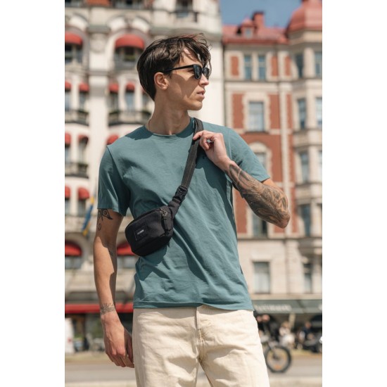 Сумка через плече антизлодій Pacsafe GO Micro Sling чорний - 35195130