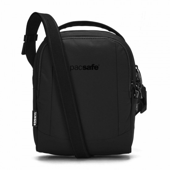 Сумка через плече антизлодій Pacsafe LS100 Crossbody чорний - 40131138