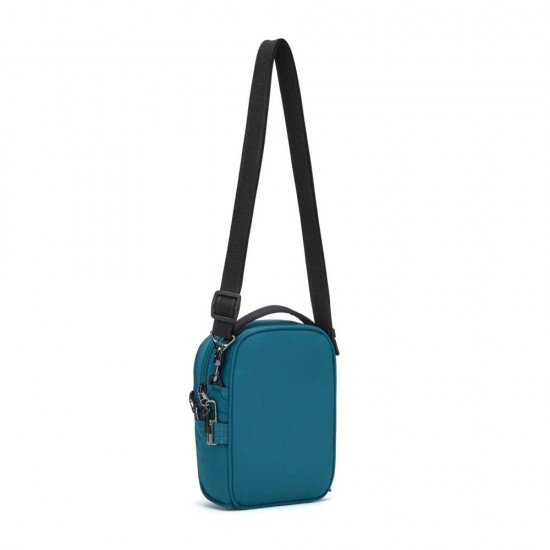 Сумка через плече антизлодій Pacsafe LS100 Crossbody синій - 40131530