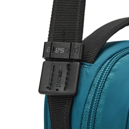 Сумка через плече антизлодій Pacsafe LS100 Crossbody синій - 40131530
